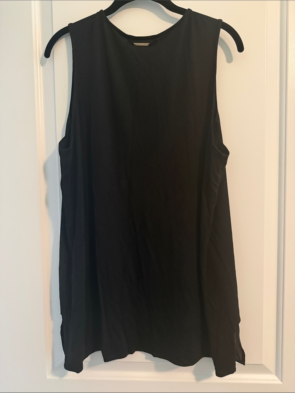 Michael Kors Black V-Neck Layered Chiffon Camisole - Picture 5 of 6